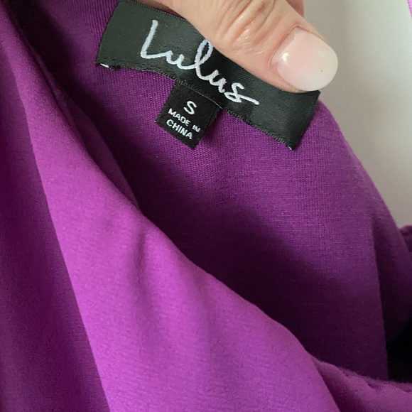 LuLus one shoulder maxi dress - Picture 2 of 6